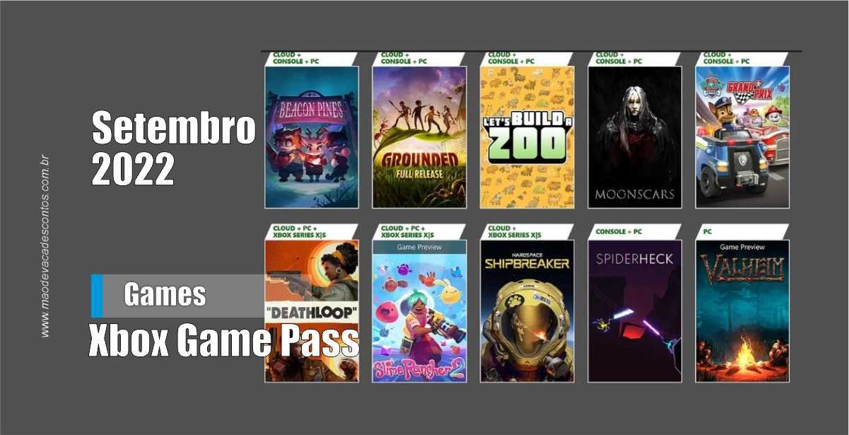 Veja os nomes dos jogos que serão adicionados ao Xbox Game Pass em